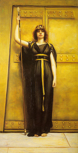 John William Godward A Priestess